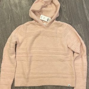 NWT Abercrombie Kids Fluffy Cozy Hoodie Sweater